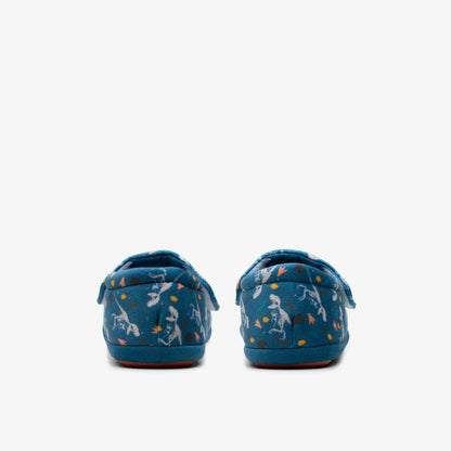 Clarks Smart Buy / Fluffy Snug Kid Blue Print