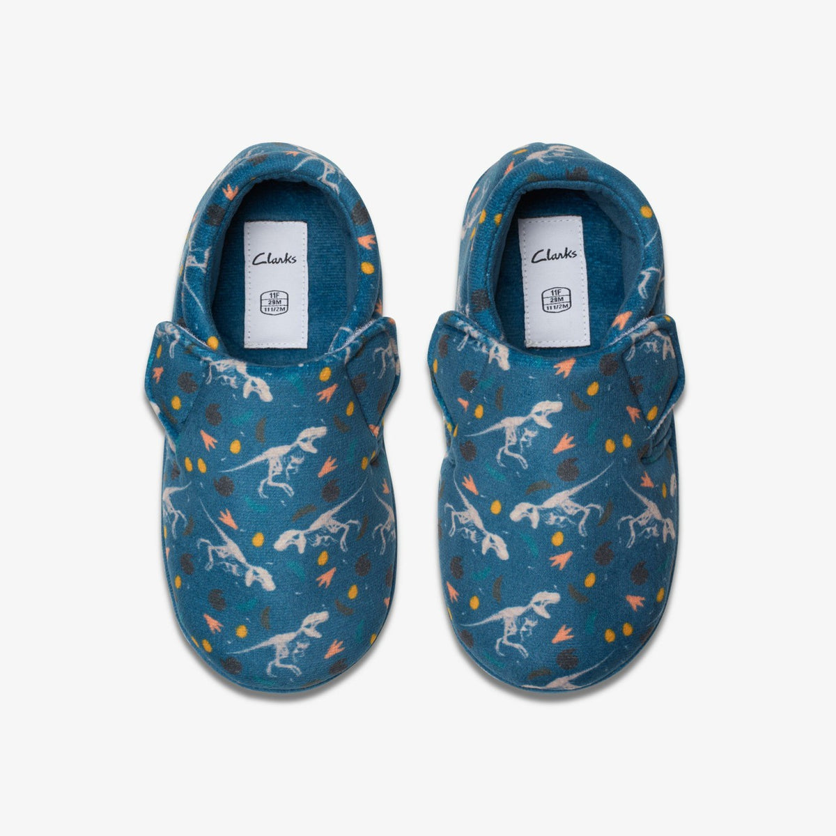Clarks Smart Buy / Fluffy Snug Kid Blue Print
