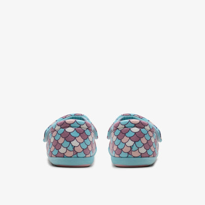 Clarks Deals / Fluffy Snug Kid Pink Multicolour