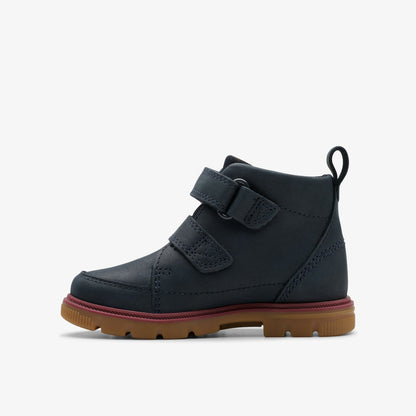 Clarks Best Price / Lorcam Hi Toddler Navy
