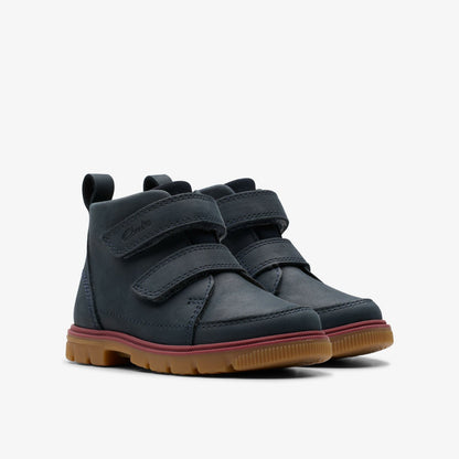 Clarks Best Price / Lorcam Hi Toddler Navy