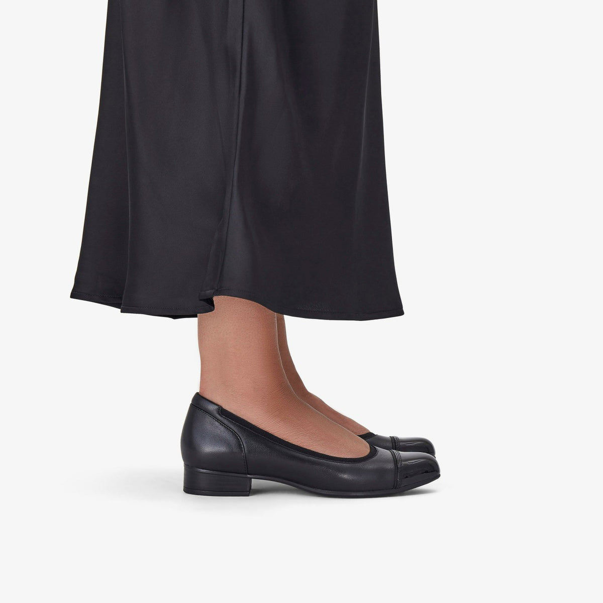 Clarks Popular / Krystine May Black Leather