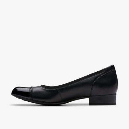 Clarks Popular / Krystine May Black Leather