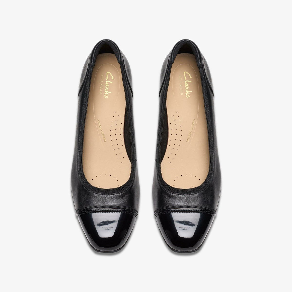 Clarks Popular / Krystine May Black Leather