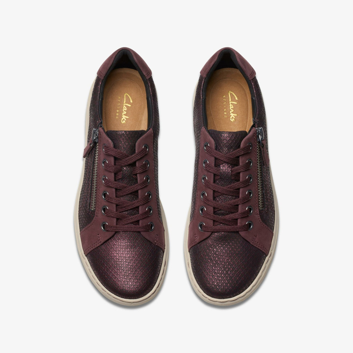 Clarks Customer Favorite / Nalle Lace Wine Interest Leather