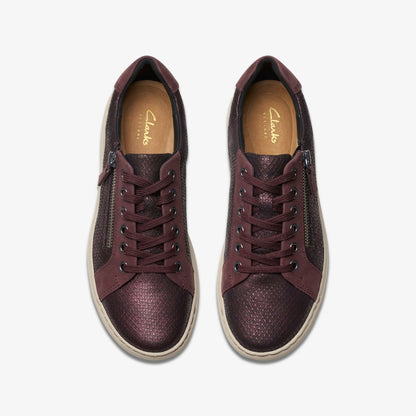 Clarks Customer Favorite / Nalle Lace Wine Interest Leather