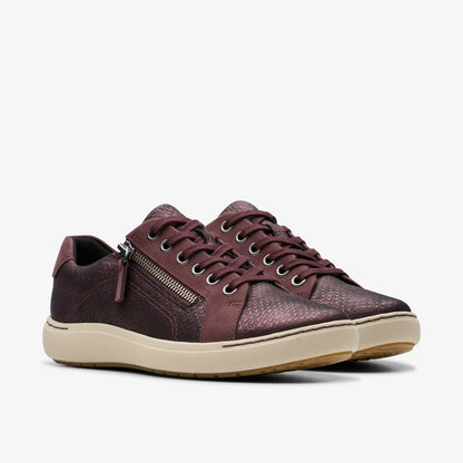 Clarks Customer Favorite / Nalle Lace Wine Interest Leather