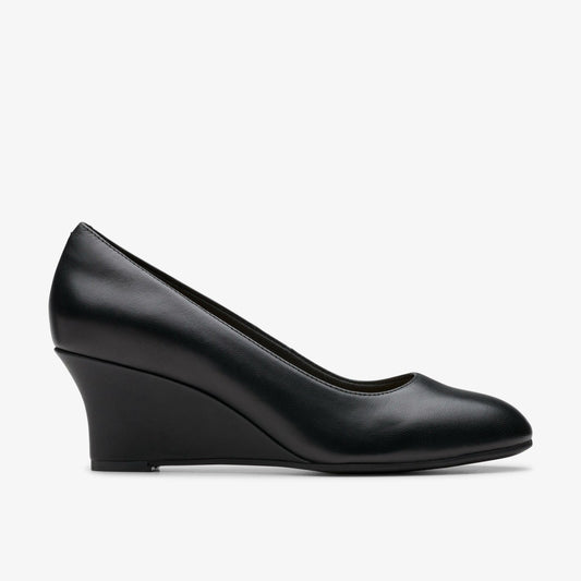 Clarks Essential / Olivette Pearl Black Leather