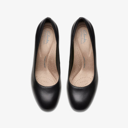 Clarks Essential / Olivette Pearl Black Leather