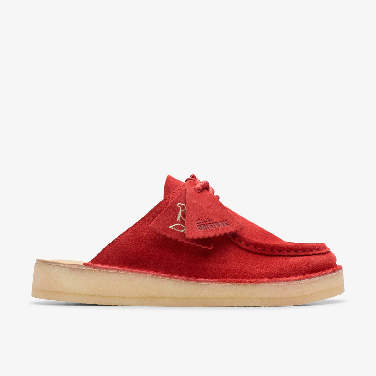 Clarks New / Desert Nomad Mule Red Suede