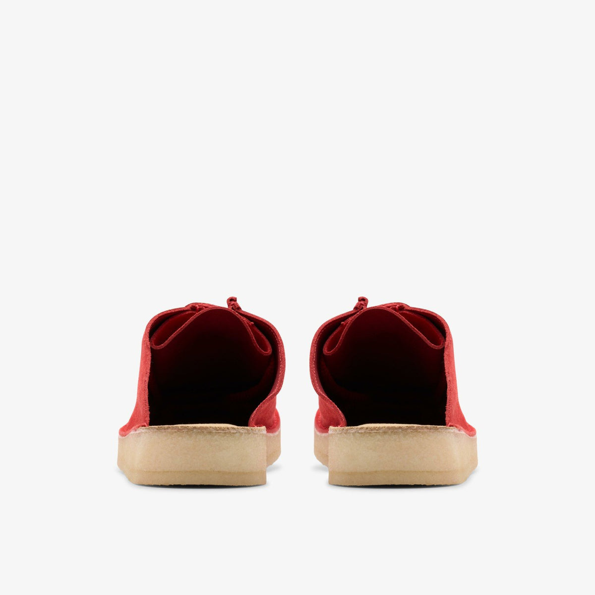 Clarks New / Desert Nomad Mule Red Suede
