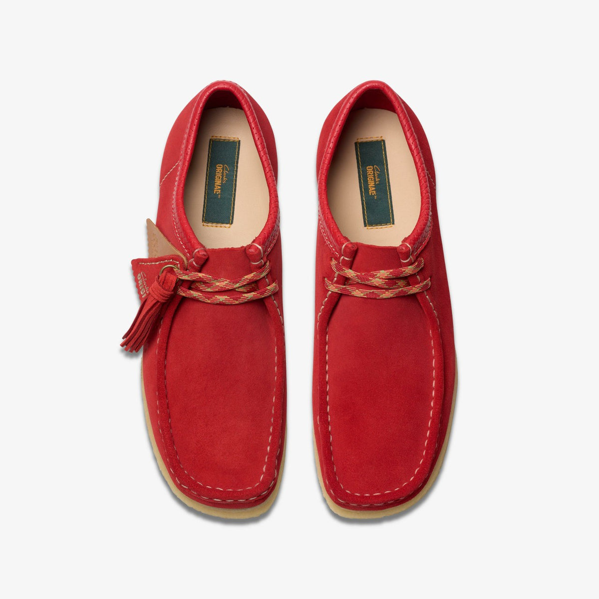 Clarks Sale / Wallabee Red Suede