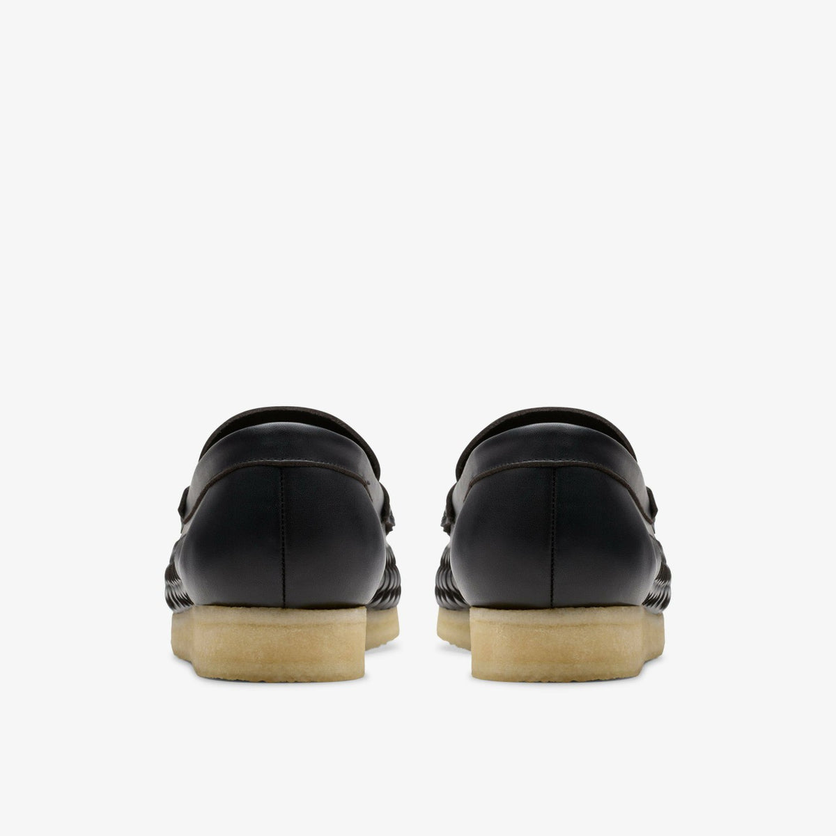 Clarks Best Seller / Wallabee Penny Weave Black Leather