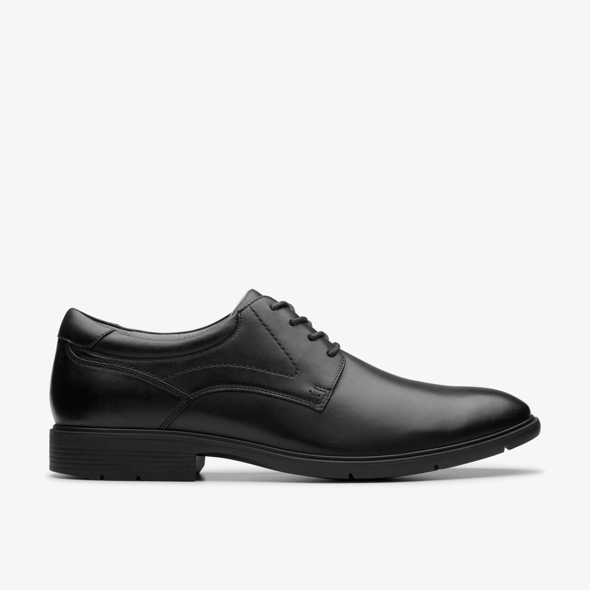 Clarks Premium / Eldredge Plain Black Leather