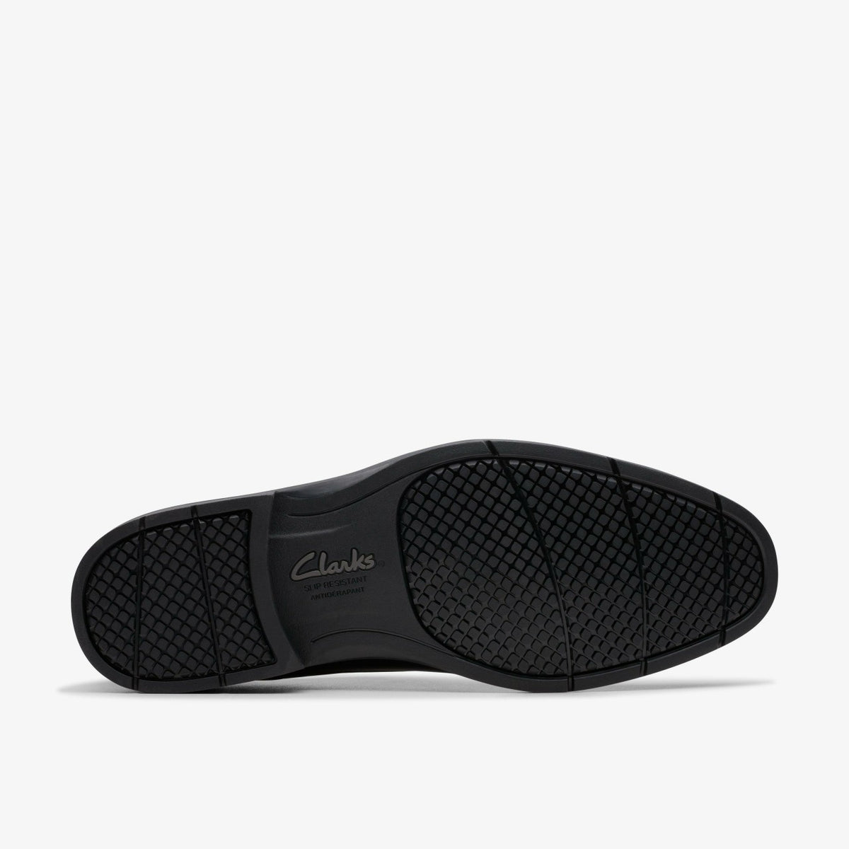 Clarks Premium / Eldredge Plain Black Leather