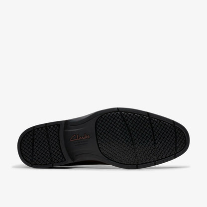 Clarks Trending / Eldredge Plain Dark Brown Leather
