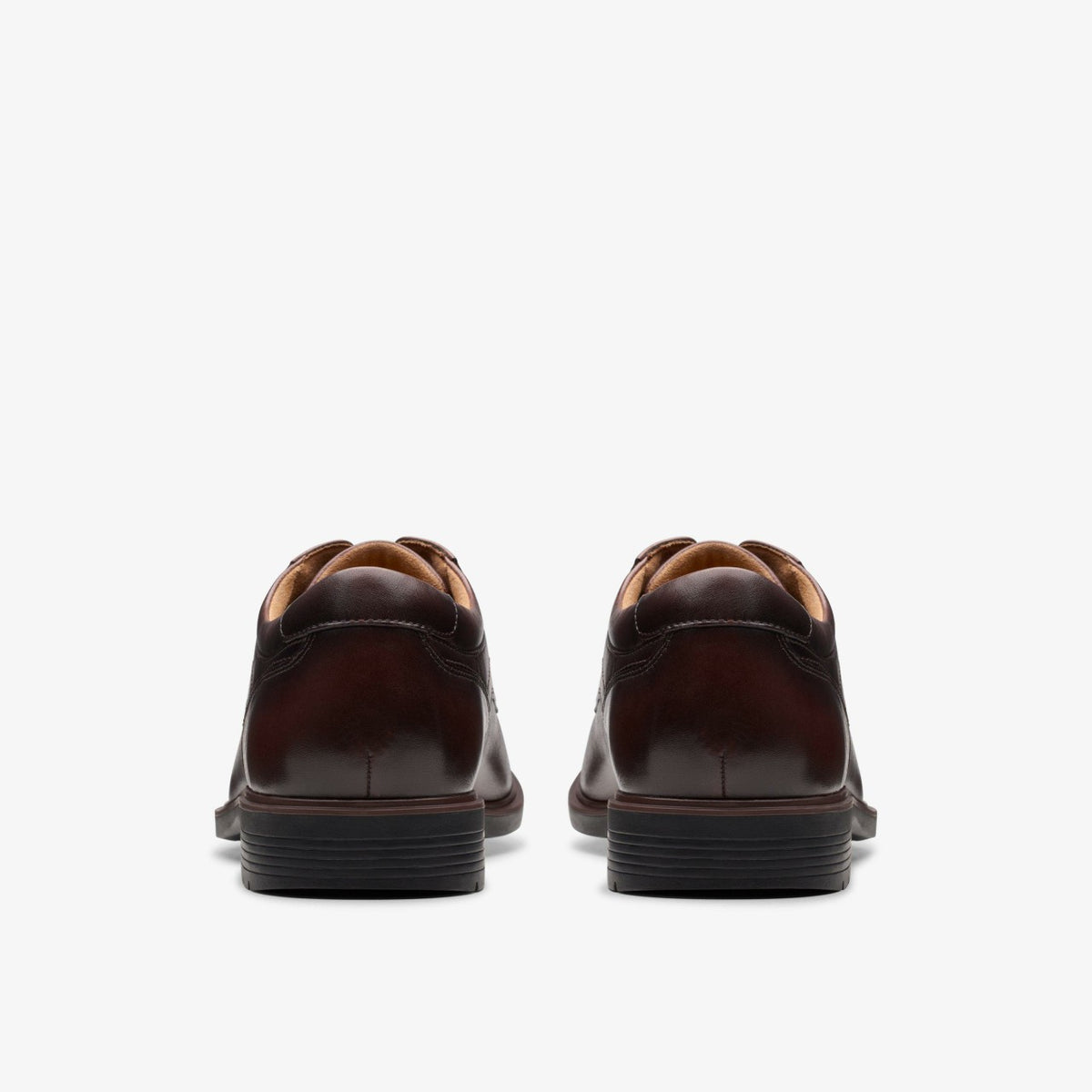Clarks Trending / Eldredge Plain Dark Brown Leather