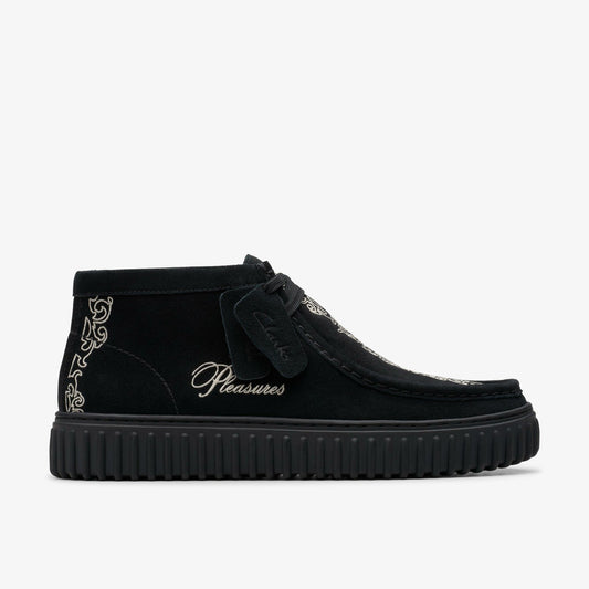 Clarks Deals / Torhill Woven Black Suede