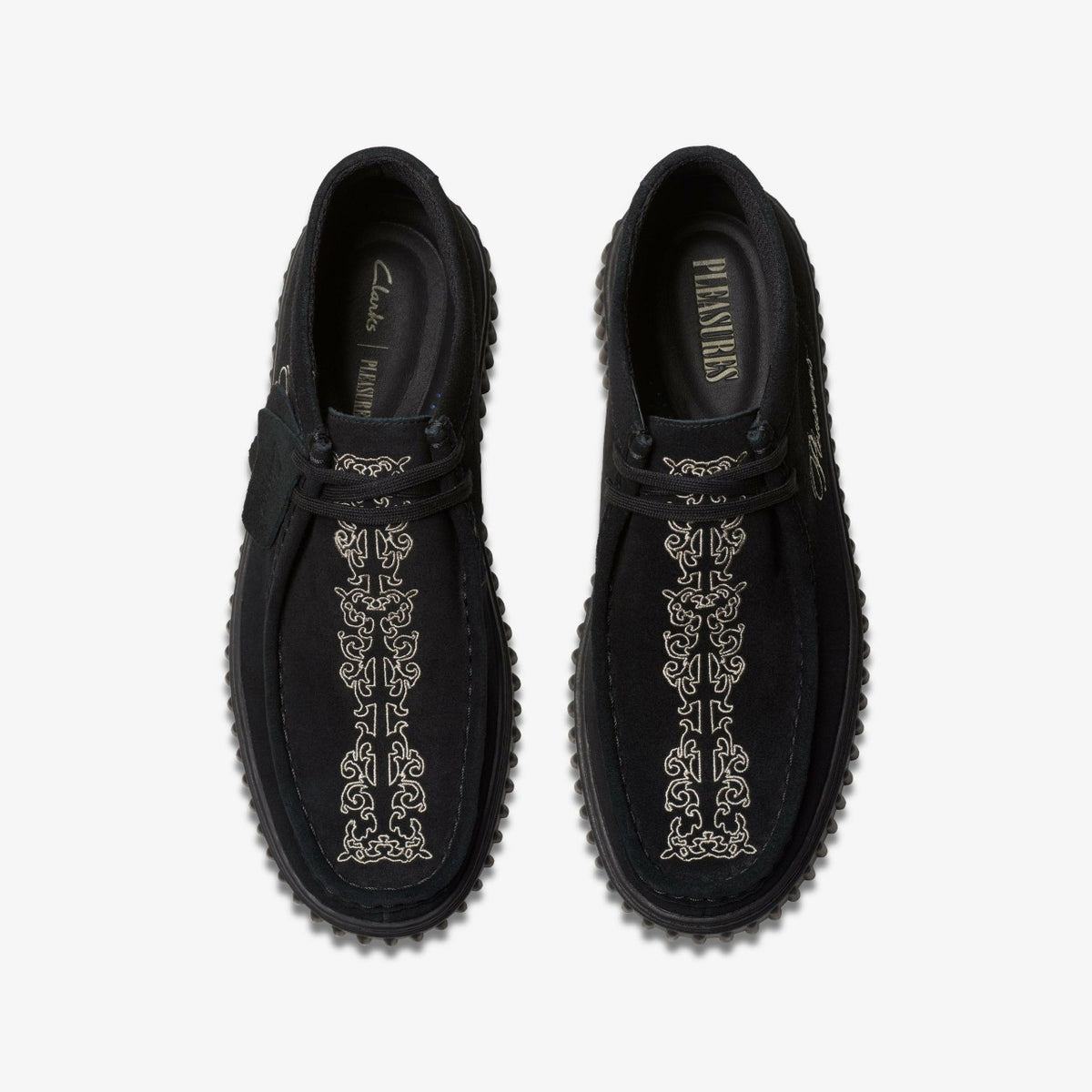 Clarks Deals / Torhill Woven Black Suede