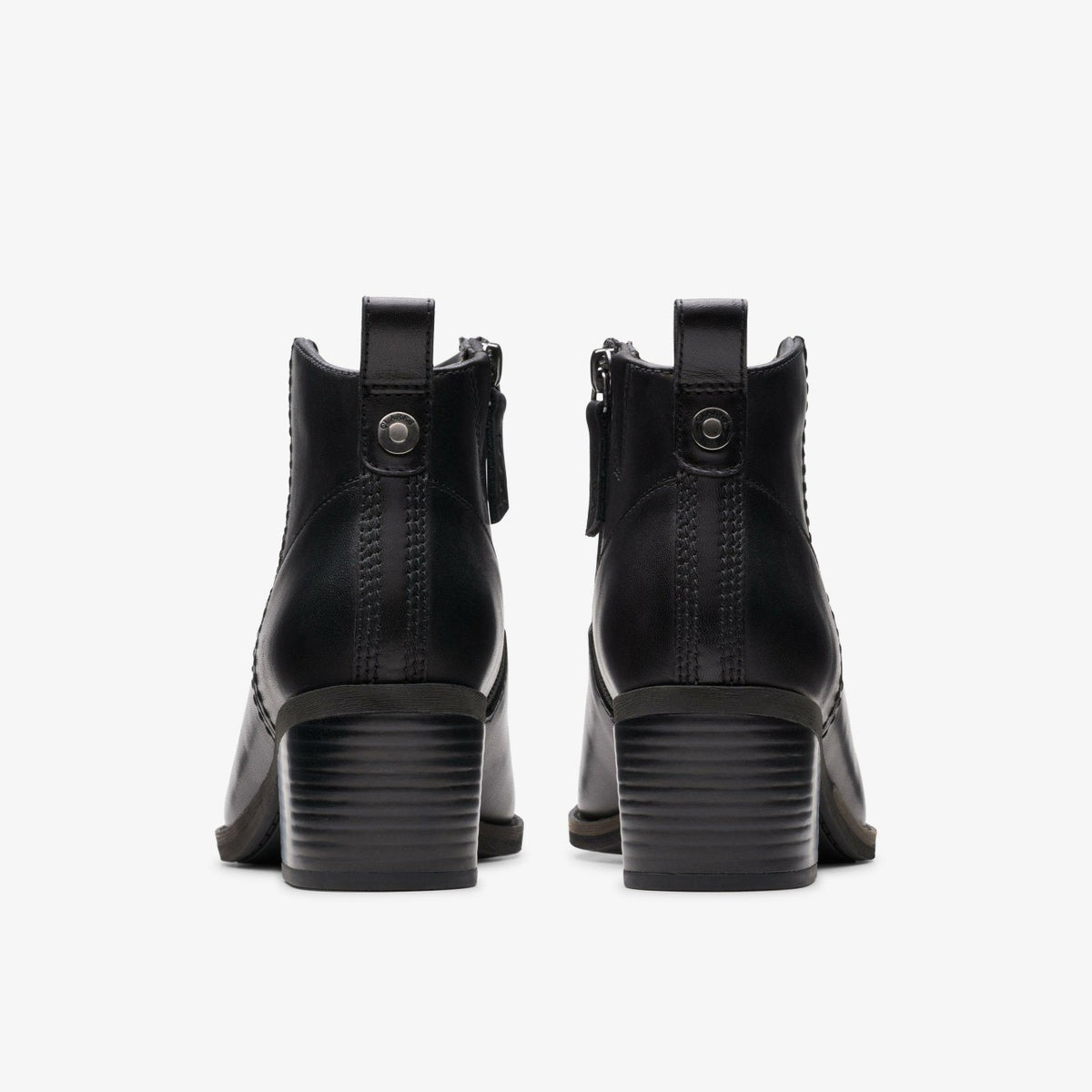 Clarks Smart Buy / Morzine Sky Ankle Boot Black Leather