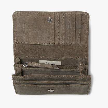 Clarks Top Pick / Roslyn Utility Dark Grey Suede