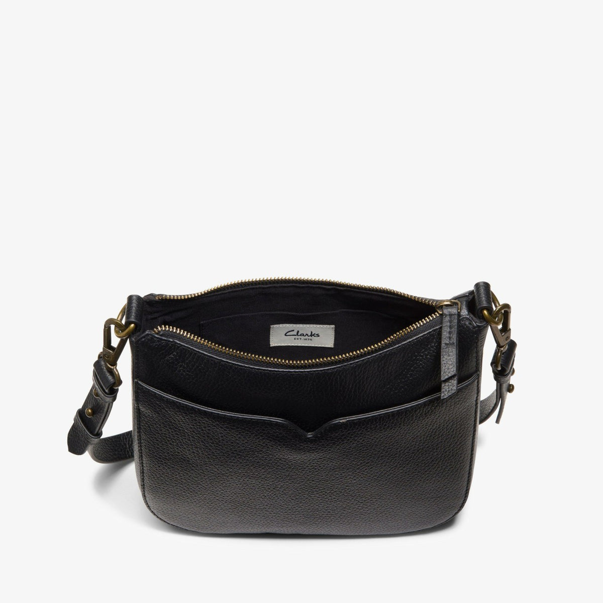 Clarks Exclusive / Topsham Willow Black Leather