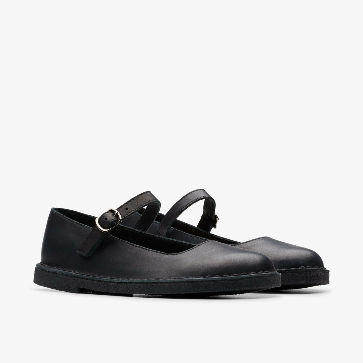 Clarks Sale / Desert Jane Black Leather