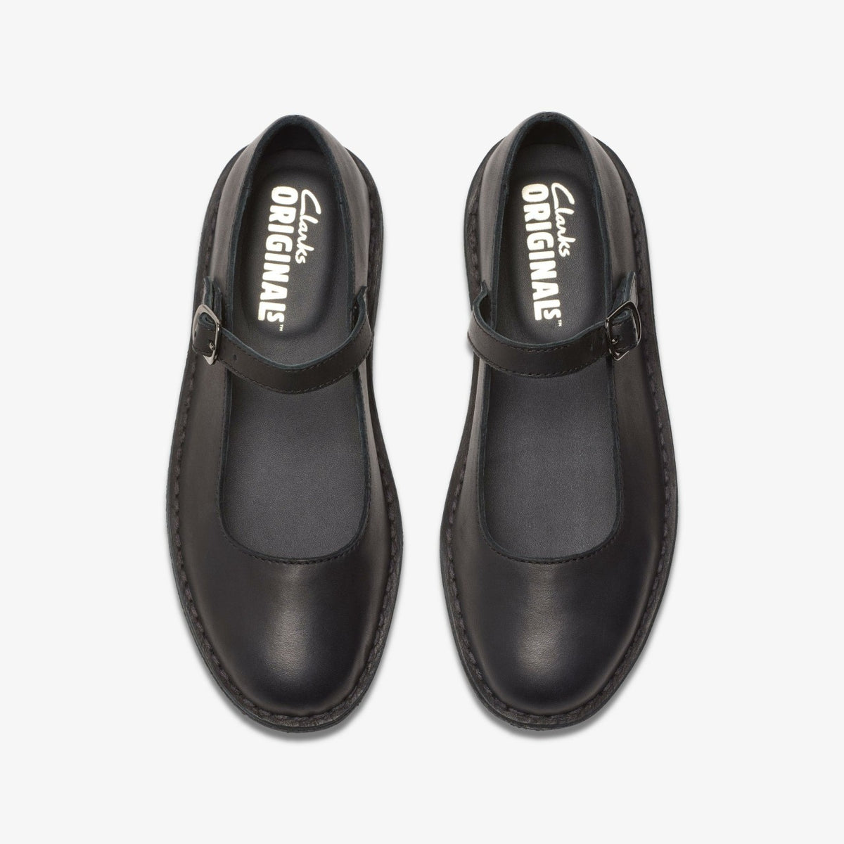 Clarks Sale / Desert Jane Black Leather