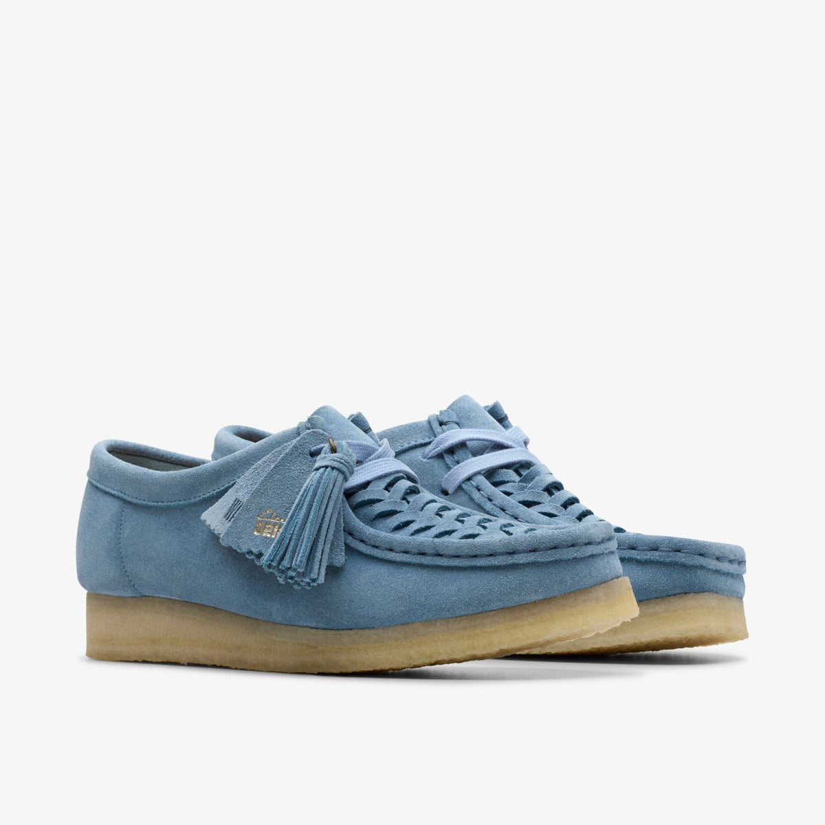 Clarks Premium / Wallabee Weave Powder Blue Suede