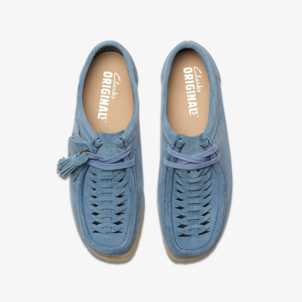 Clarks Premium / Wallabee Weave Powder Blue Suede
