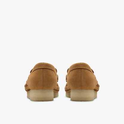 Clarks Hot Sale / Wallabee Loafer Weave Tan Suede