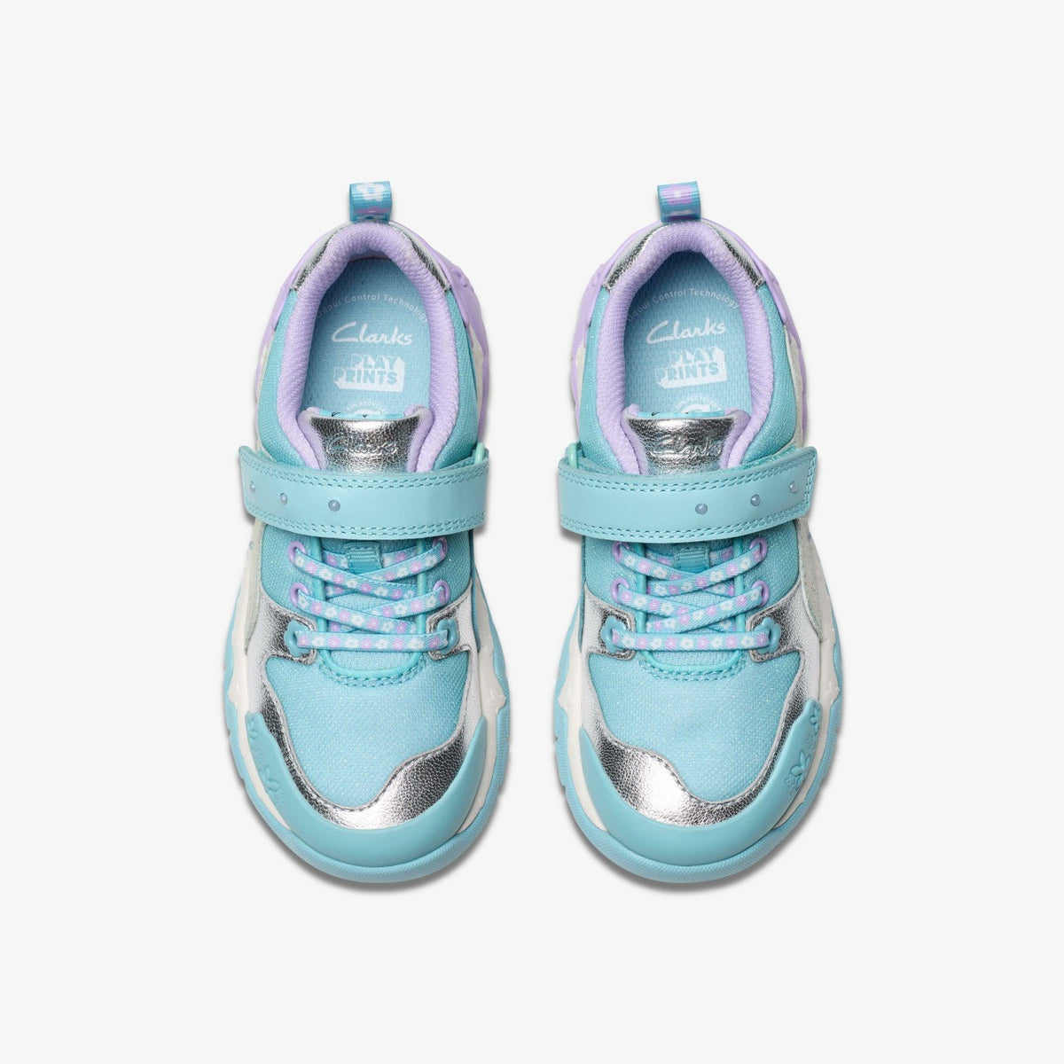 Clarks Exclusive / Tidal Shell Kid Light Blue Combination