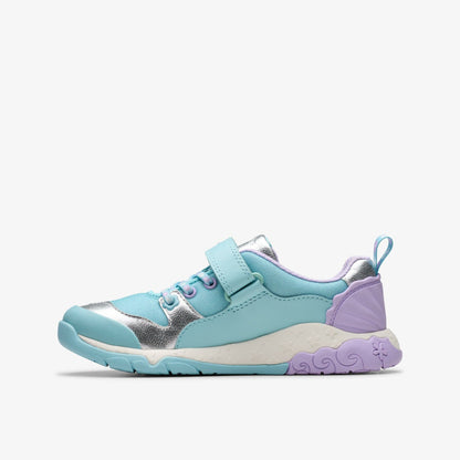 Clarks Exclusive / Tidal Shell Kid Light Blue Combination