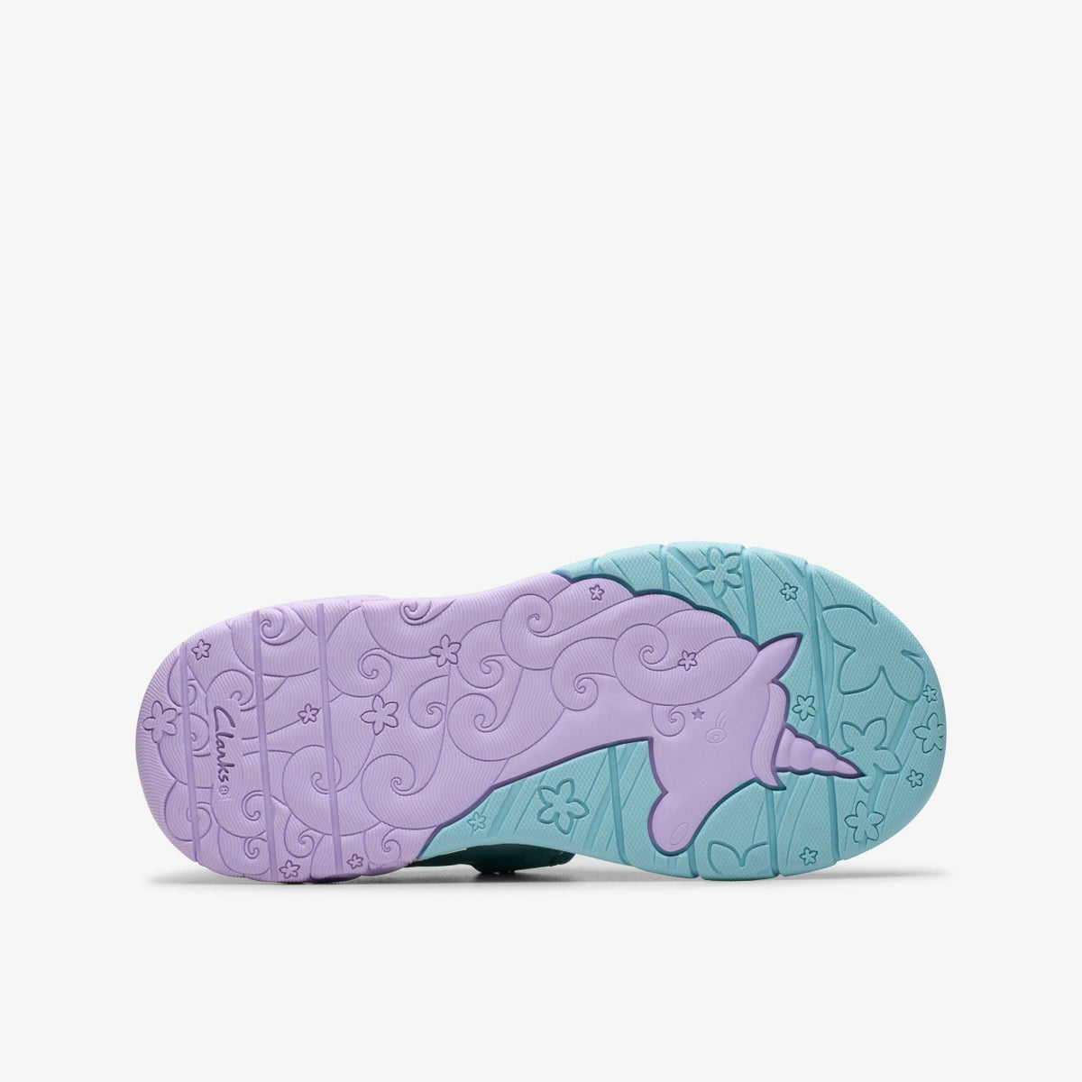 Clarks Exclusive / Tidal Shell Kid Light Blue Combination