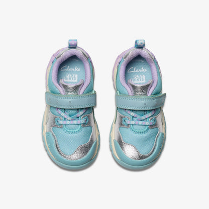 Clarks Value / Tidal Shell Toddler Light Blue Combination