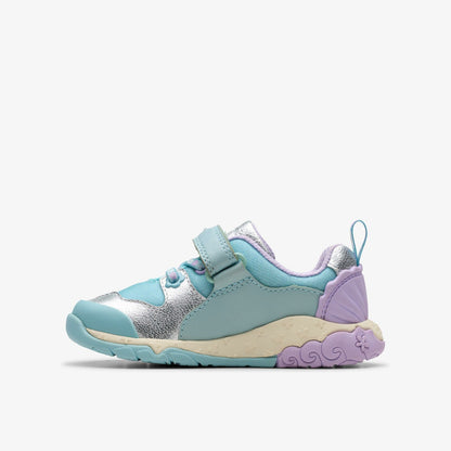 Clarks Value / Tidal Shell Toddler Light Blue Combination