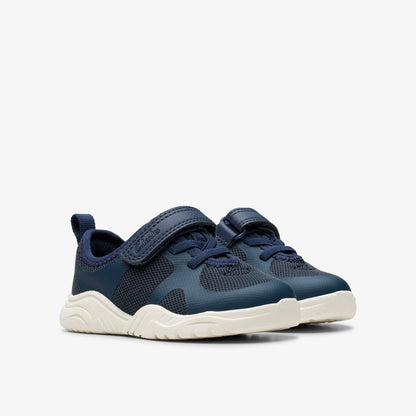 Clarks Exclusive / Feather Ath Toddler Navy