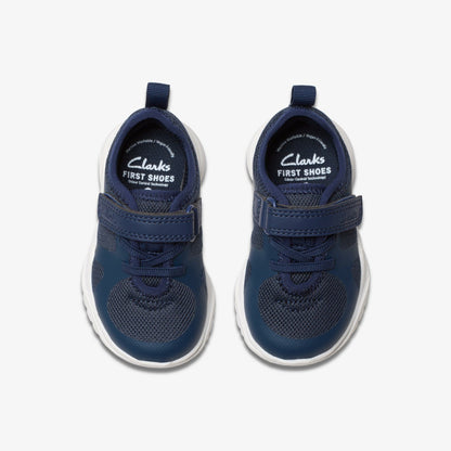 Clarks Exclusive / Feather Ath Toddler Navy