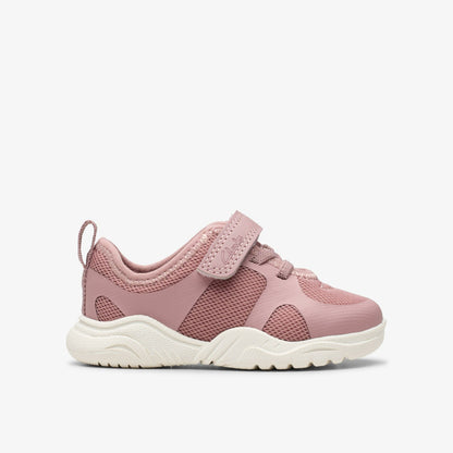 Clarks Recommended / Feather Ath Toddler Dusty Pink