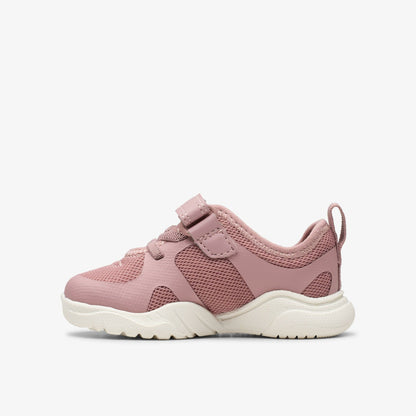 Clarks Recommended / Feather Ath Toddler Dusty Pink