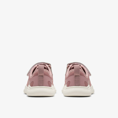 Clarks Recommended / Feather Ath Toddler Dusty Pink