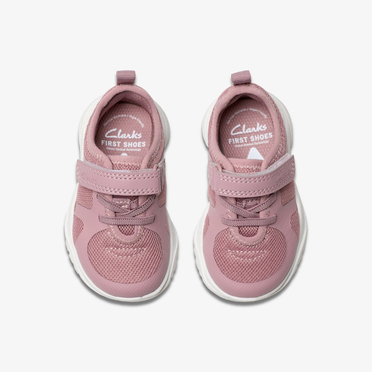 Clarks Recommended / Feather Ath Toddler Dusty Pink