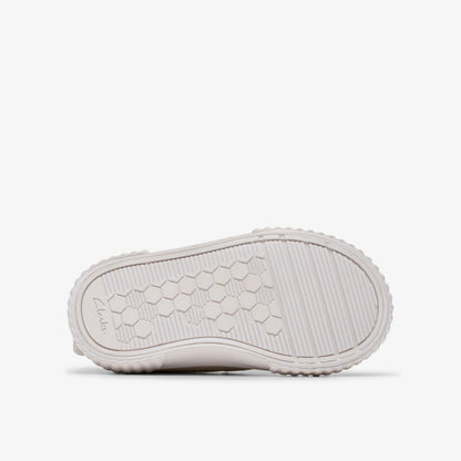 Clarks Classic / Foxing Berry Toddler Silver Fabric