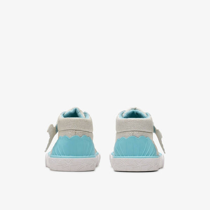 Clarks Best Price / Foxing Wish Hi Toddler Silver Fabric