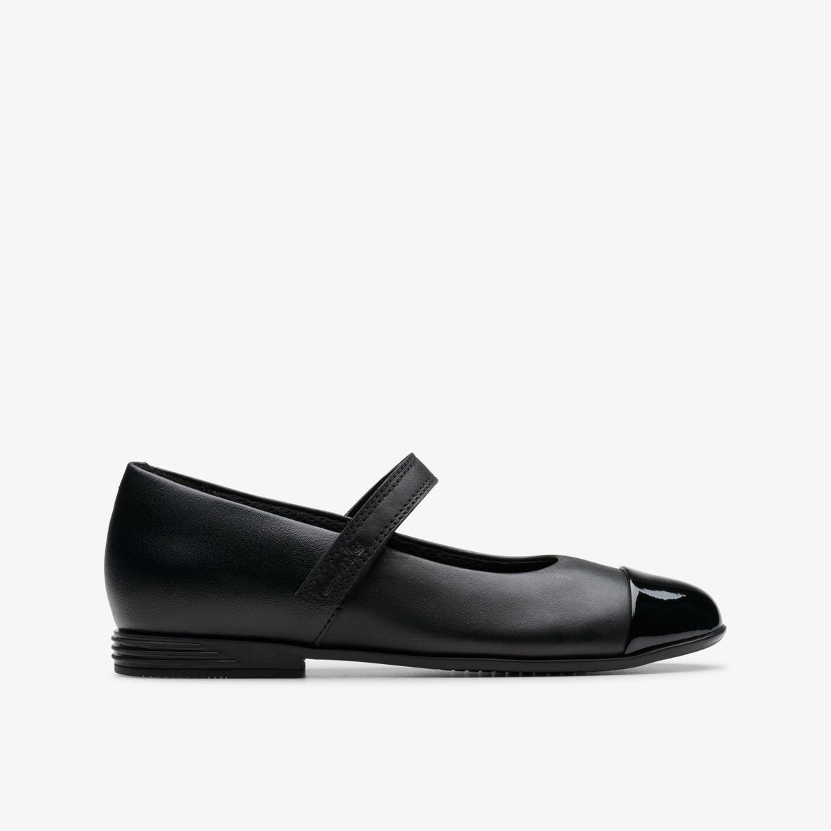 Clarks Smart Buy / Finja Gem Older Black Leather