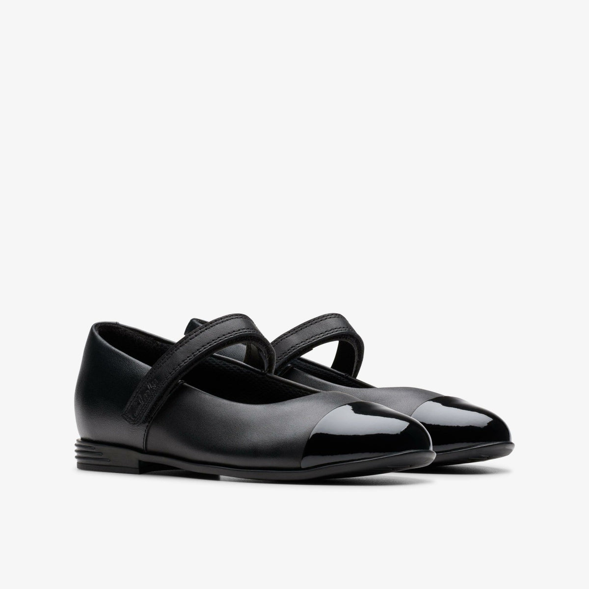 Clarks Smart Buy / Finja Gem Older Black Leather