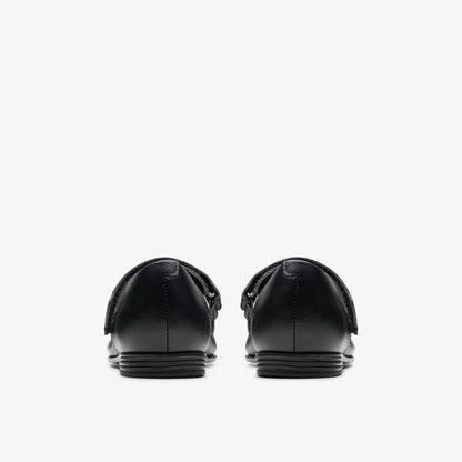 Clarks Smart Buy / Finja Gem Older Black Leather