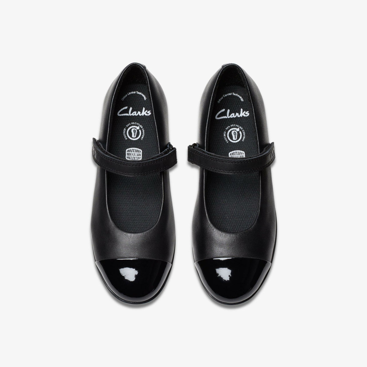 Clarks Smart Buy / Finja Gem Older Black Leather