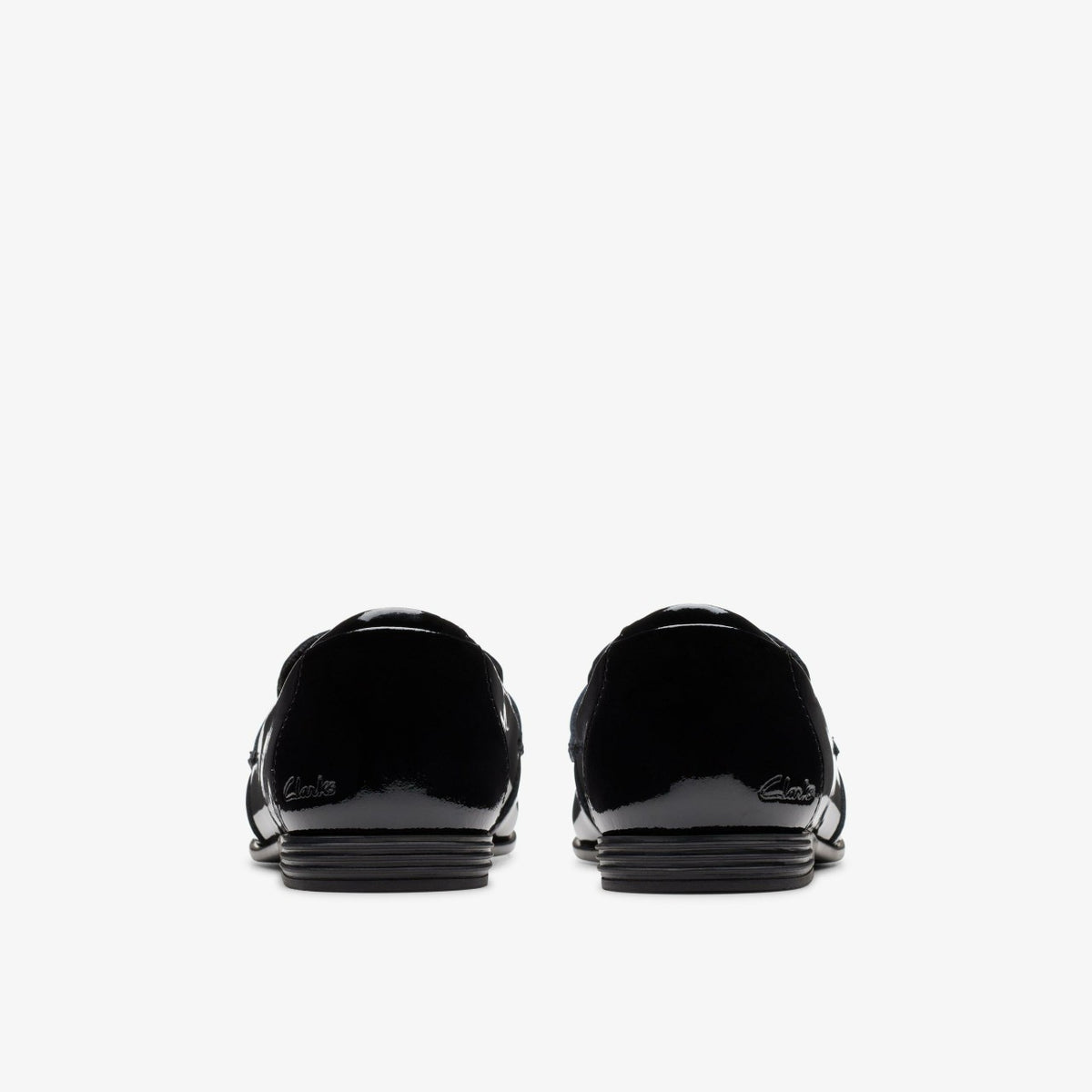 Clarks Top Pick / Finja Bright Older Black Patent