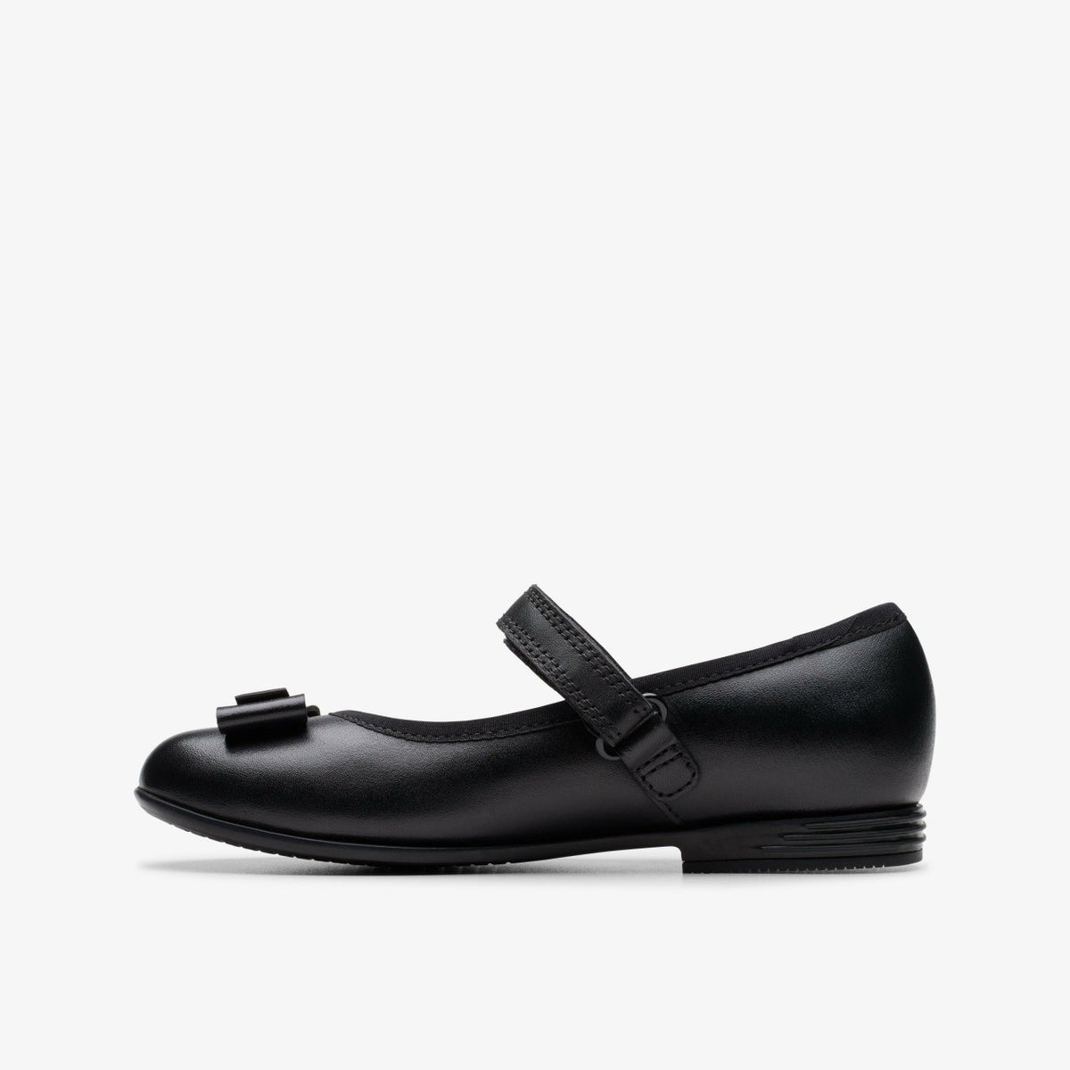 Clarks Great Value / Finja Tap Kid Black Leather
